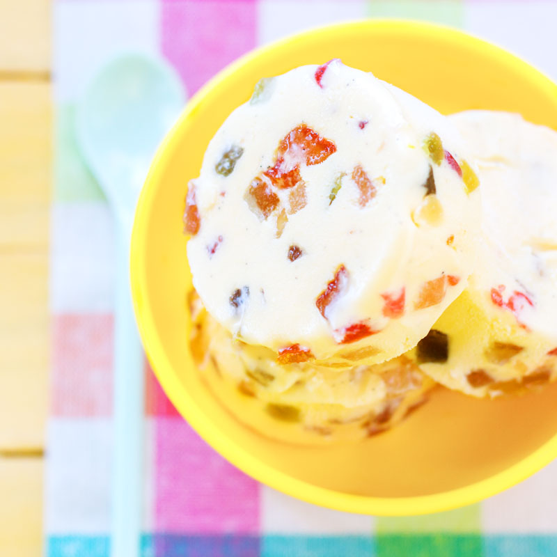 cómo hacer helados con base de crema inglesa helado de tutti frutti