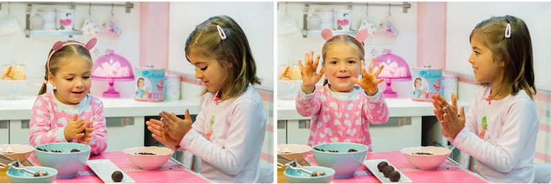 trufas de chocolate para hacer con niños